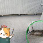 作業実績　尼崎市　ベランダ清掃